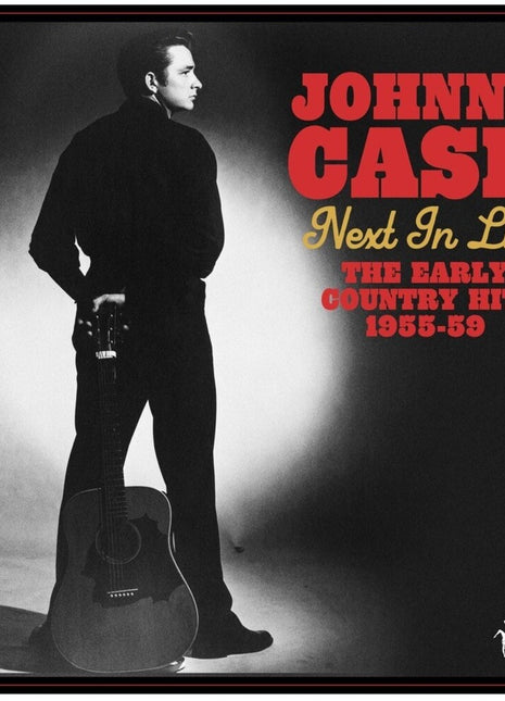 the album cover for Johnny Cash - Next In Line: The Early Country Hits 1955-59