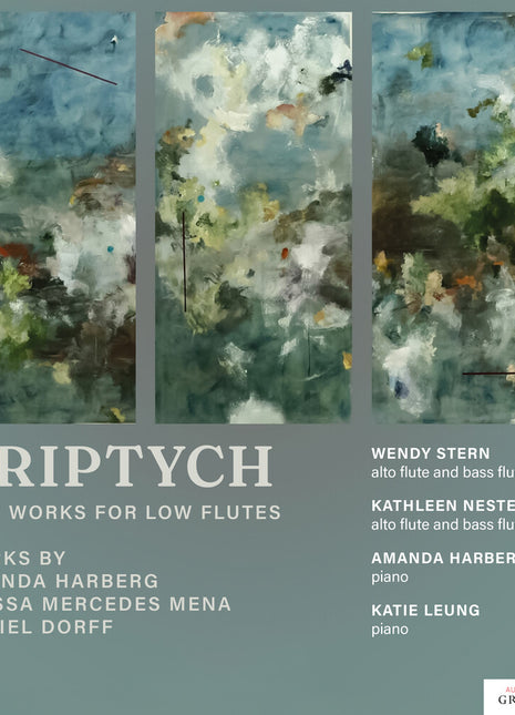 the album cover for Triptych: New Works For Low Flutes / Various - Triptych: New Works For Low Flutes / Various