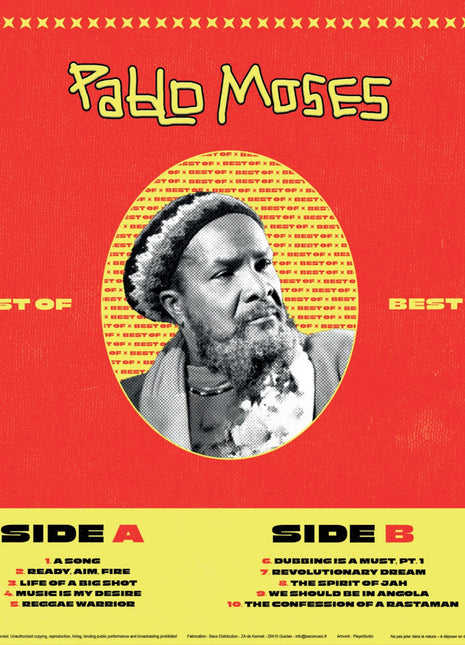 the album cover for Pablo Moses - Best Of