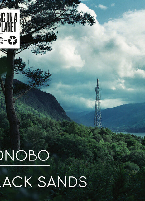 the album cover for Bonobo - Black Sands [Indie Exclusive Mixed Variable Marble]