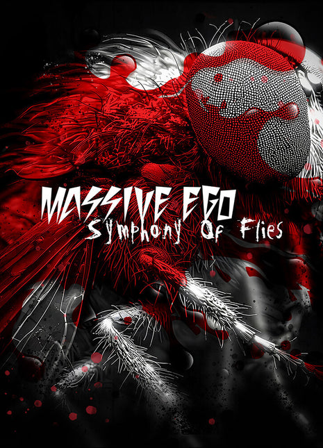 the album cover for Massive Ego - Symphony Of Flies
