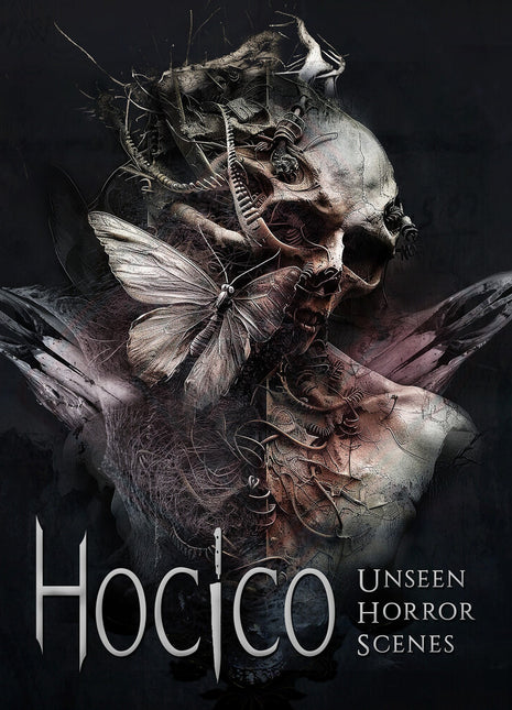 the album cover for Hocico - Unseen Horror Scenes