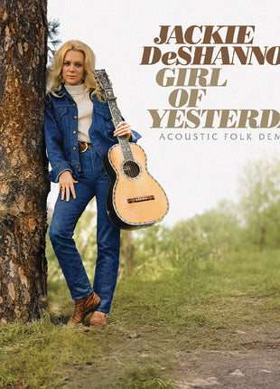 the album cover for Jackie Deshannon - Girl Of Yesterday-Acoustic Demos - Beige Vinyl