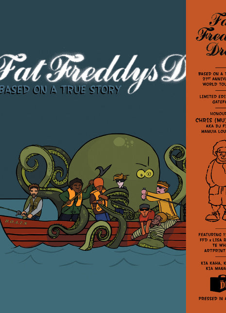the album cover for Fat Freddy's Drop - Fat Freddy's Drop Title: Based On A True Story