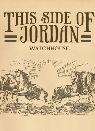 the album cover for Watchhouse - This Side Of Jordan