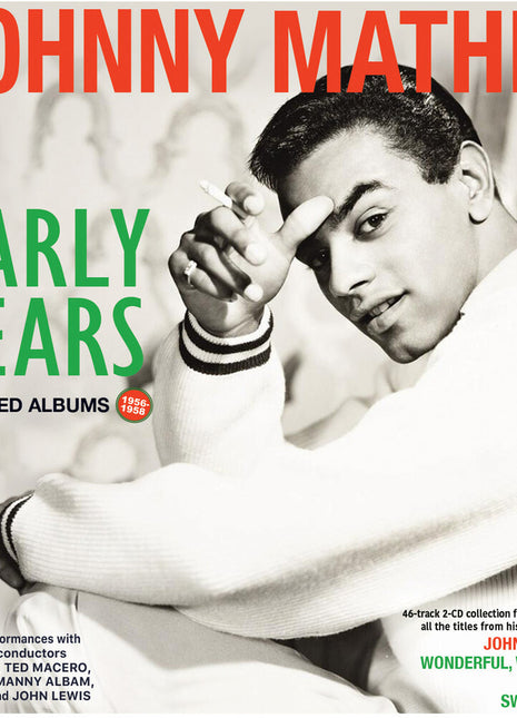 the album cover for Johnny Mathis - Early Years: Selected Albums 1956-58