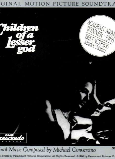 the album cover for Children Of A Lesser God / O.S.T. - Children Of A Lesser God / O.S.T.
