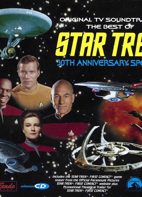 the album cover for Best Of Star Trek: 30th Anniversary Special / Ost - Best Of Star Trek: 30th Anniversary Special / Ost