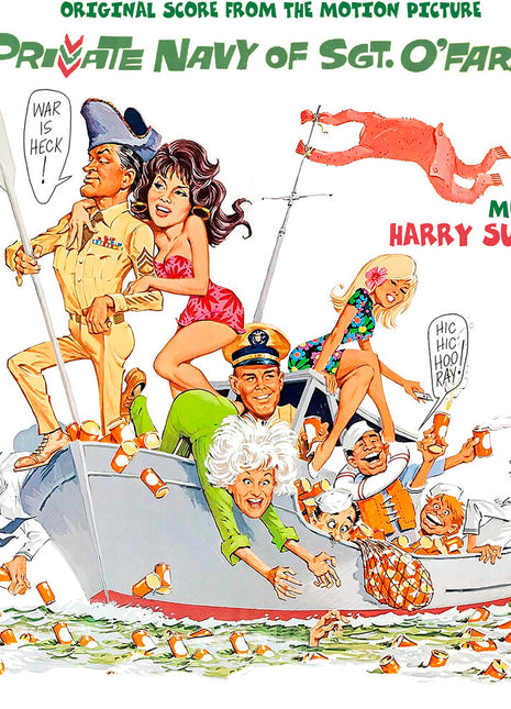the album cover for Harry Sukman - Private Navy Of Sgt O'farrell / O.S.T.