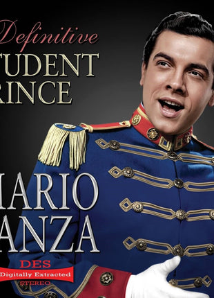 the album cover for Mario Lanza - Definitive Student Prince