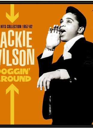 the album cover for Jackie Wilson - Doggin Around: The Hits Collection 1957-62