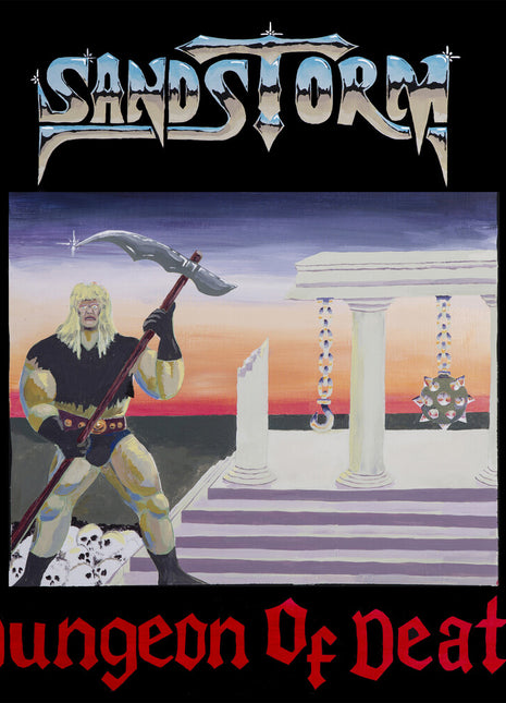 the album cover for Sandstorm - Dungeon Of Death