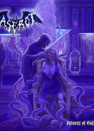the album cover for Haserot - Advent Of Suffering