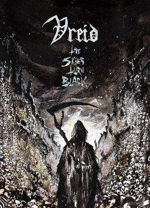 the album cover for Vreid - Skies Turn Black (Blk) [Colored Vinyl] (Gol)