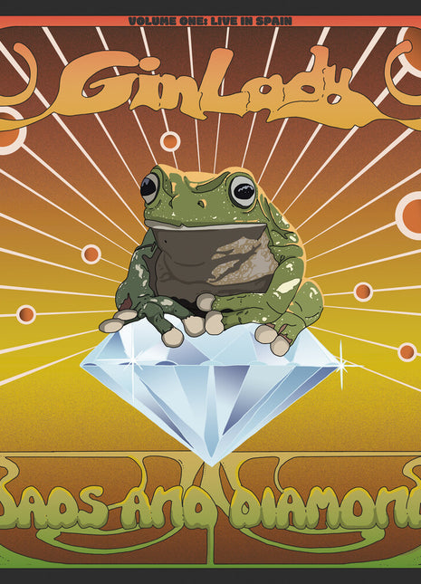 the album cover for Gin Lady - Toads & Diamonds Volume One: Live In Spain [Colored Vinyl]