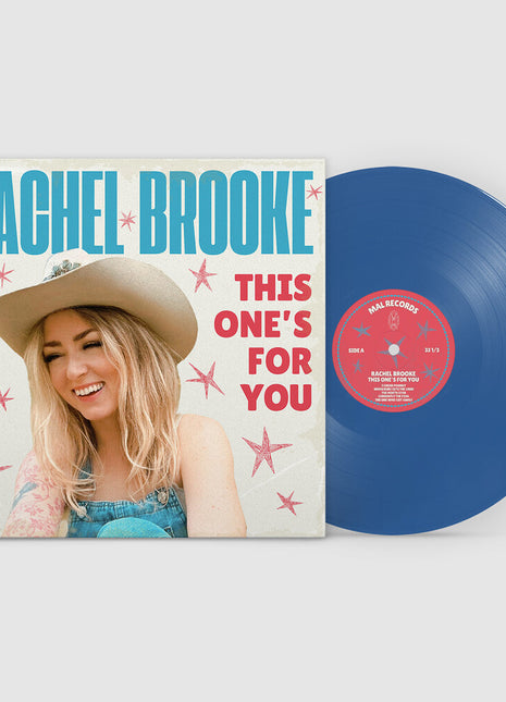 the album cover for Rachel Brooke - This One's For You - Blue (Blue) [Colored Vinyl]
