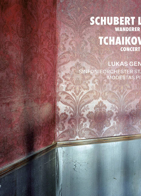 the album cover for Lukas Geniusas - Schubert/Liszt: Wanderer Fantasy Tchaikovsky: Con