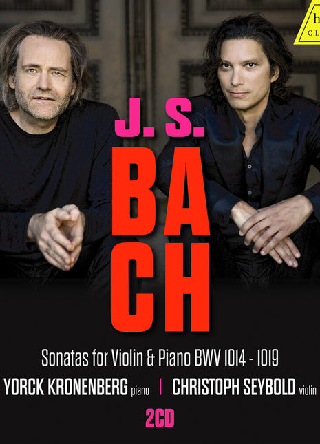 the album cover for Yorck Kronenberg - Bach: Sons For Violin & Piano Bwv 1014-1019