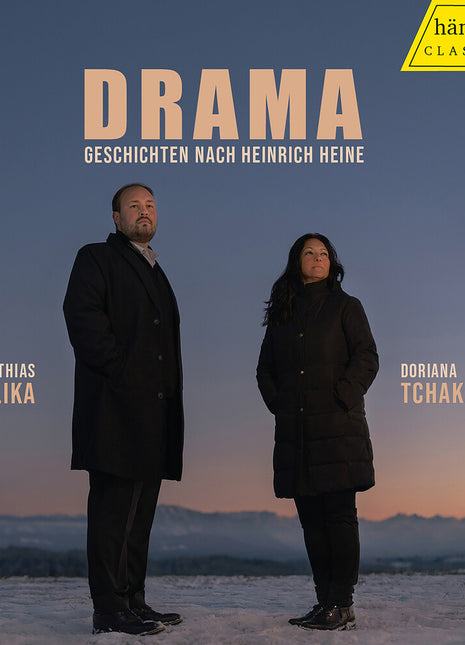 the album cover for Matthias Lika - Drama - Songs Based On Poems By Heinrich Heine