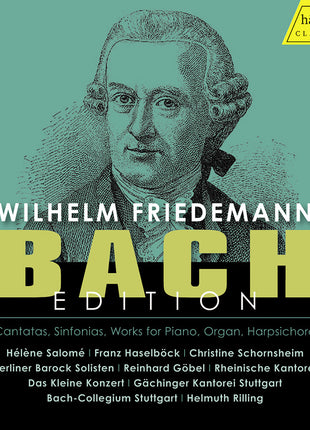 the album cover for Gächinger Kantorei - Wilhelm Friedemann Bach
