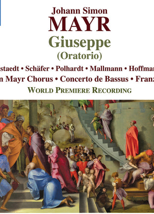 the album cover for Freya Apffelstaedt - Mayr: Giuseppe