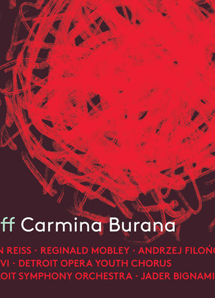 the album cover for Chen Reiss - Orff: Carmina Burana