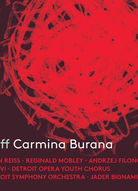 the album cover for Chen Reiss - Orff: Carmina Burana