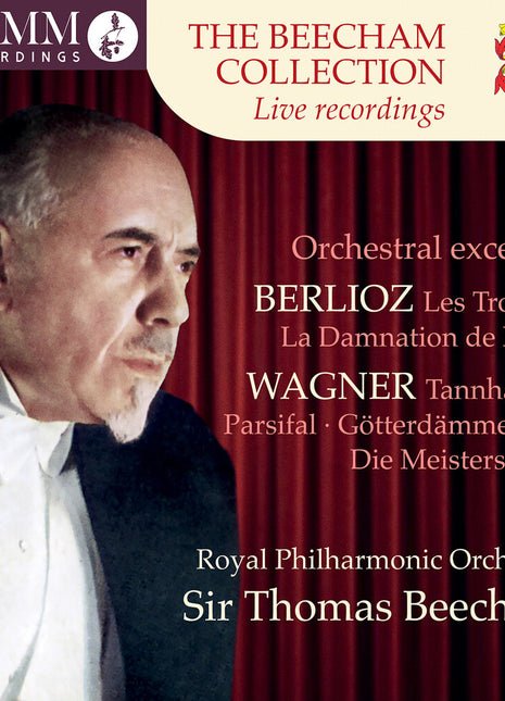 the album cover for Royal Philharmonic Orchestra - Beecham Collection - Berlioz & Wagner: Orchestral