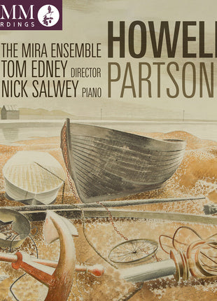 the album cover for Nick Salwey - Herbert Howells: Partsongs