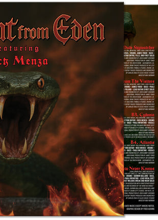 the album cover for Serpent From Eden - Serpent From Eden Feat. Nick Menza [Red]