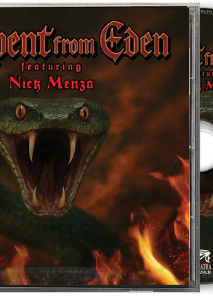 the album cover for Serpent From Eden - Serpent From Eden Feat. Nick Menza