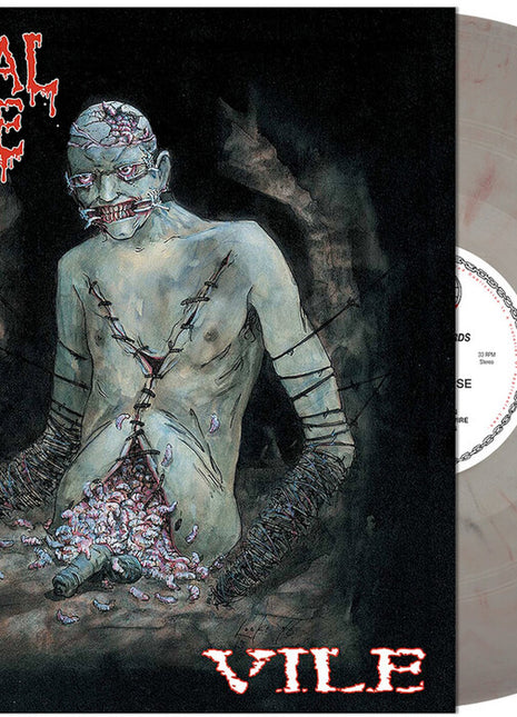 the album cover for Cannibal Corpse - Vile [Colored Vinyl] (Gry) (Red)