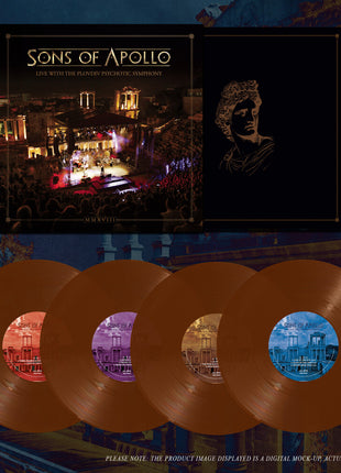 the album cover for Sons Of Apollo - Live With The Plovdiv Psychotic Symphony (Ambr)