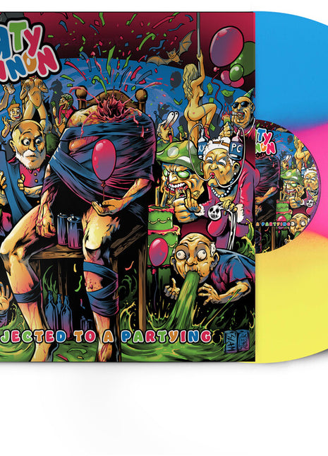 the album cover for Party Cannon - Subjected To A Partying [Colored Vinyl]