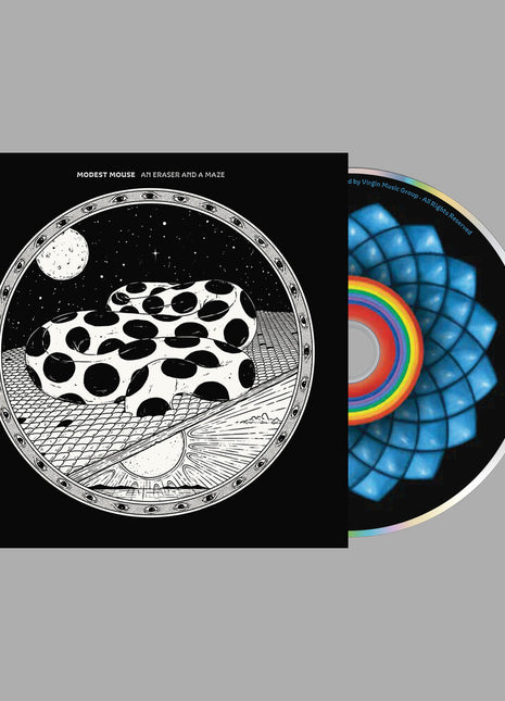 the album cover for Modest Mouse - Eraser & A Maze [6-Panel Wallet with 8-Panel Poster Booklet]