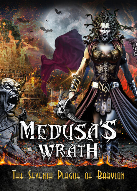 the album cover for Medusa's Wrath - Seventh Plague Of Babylon