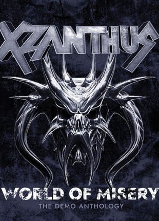 the album cover for Xzanthus - World Of Misery:The Demo Anthology