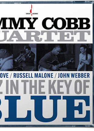 the album cover for Jimmy Cobb  Quartet - Jazz In The Key Of Blue (Hybr)