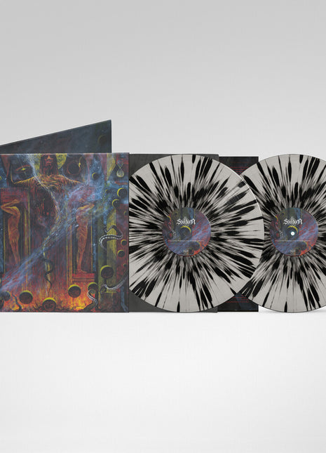 the album cover for Soulburn - Quantifying Cosmic Doom - Grey Black