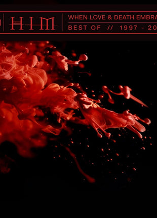 the album cover for HIM - When Love & Death Embrace: Best Of 1997-2003