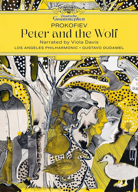 the album cover for Davis / Dudamel / Los Angeles Philharmonic - Prokofiev: Peter And The Wolf, Op. 67