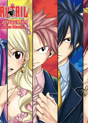 the album cover for Fairy Tail Vol.4 - O.S.T. (Box) (Colv) (Red) - Fairy Tail Vol.4 - O.S.T. (Box) [Colored Vinyl] (Red)