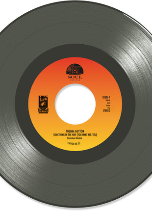 the album cover for Thelma Guyton - Something In The Way (You Make Me Feel) (Bossmen