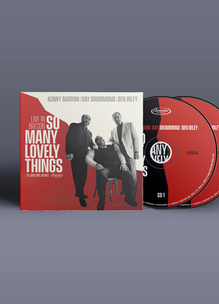 the album cover for Kenny Barron  / Drummond,Ray / Riley,Ben - So Many Lovely Things: Live In Brecon [Deluxe] [Limited Edition]