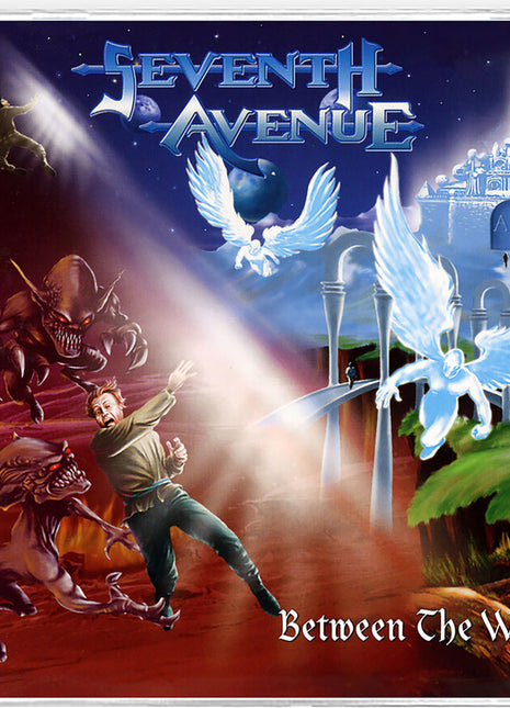 the album cover for Seventh Avenue - Between The Worlds