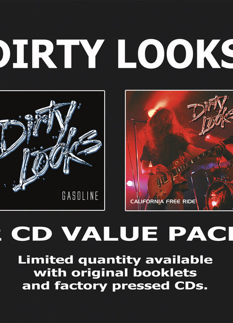 the album cover for Dirty Looks - Gasoline And California Free Ride