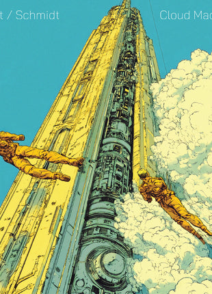 the album cover for Martin Schmidt & John Berndt - Cloud Machines [Indie Exclusive Egg Yolk]