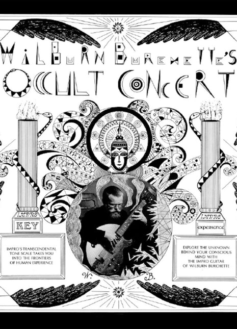 the album cover for Master Burchette  Wilburn - Occult Concert - White [Colored Vinyl] (Wht)