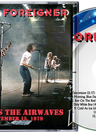 the album cover for Foreigner - Across The Airwaves