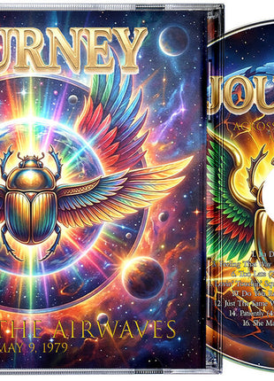 the album cover for Journey - Across The Airwaves